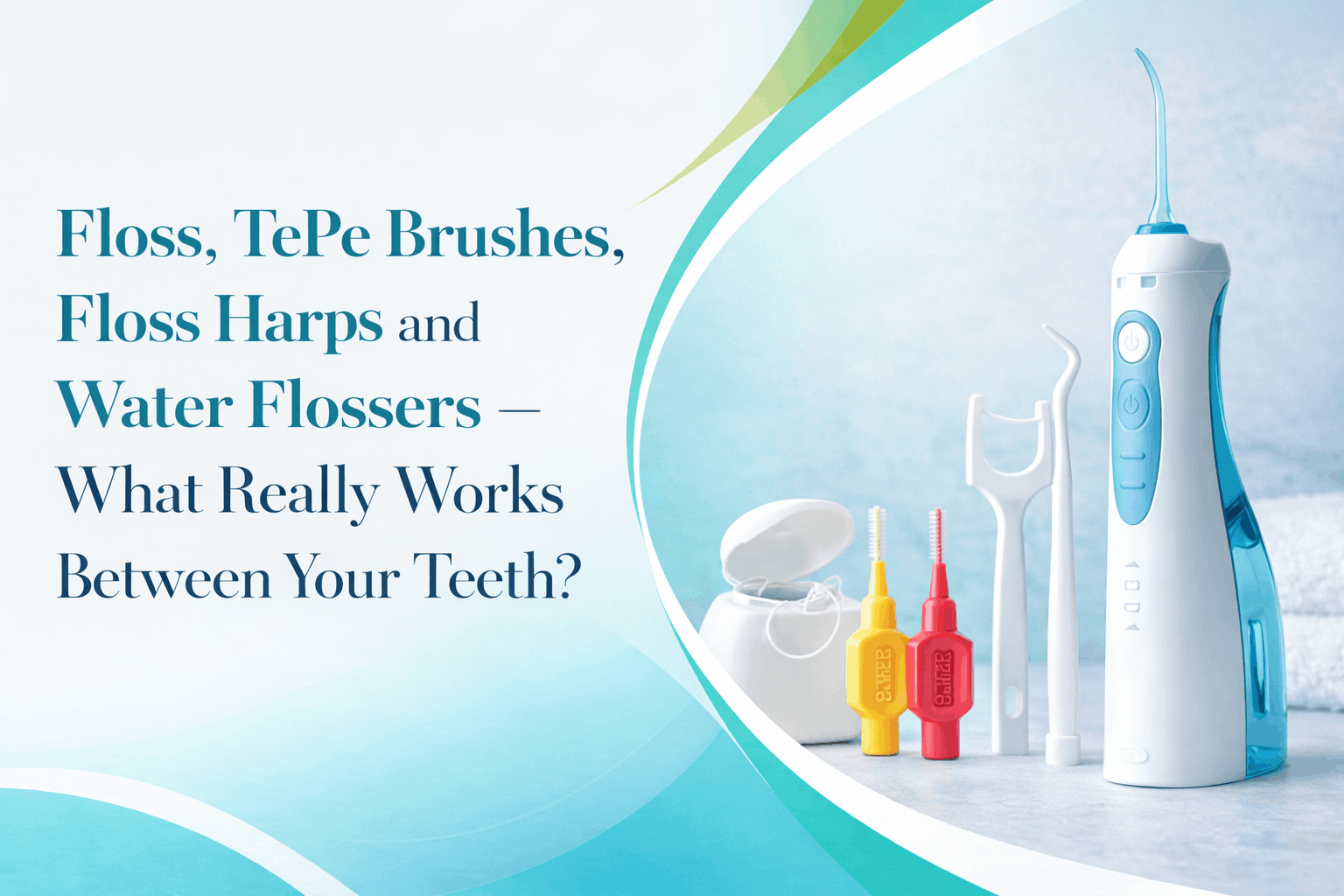 Floss, TePe Brushes, Floss Harps and Water Flossers – What Really Works Between Your Teeth?