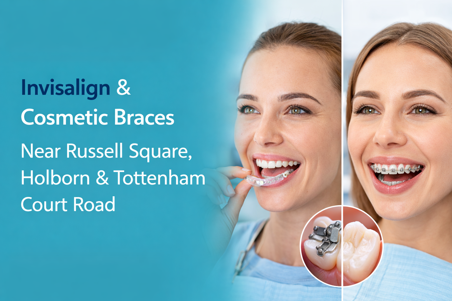 Invisalign & Cosmetic Braces Near Russell Square, Holborn & Tottenham Court Road